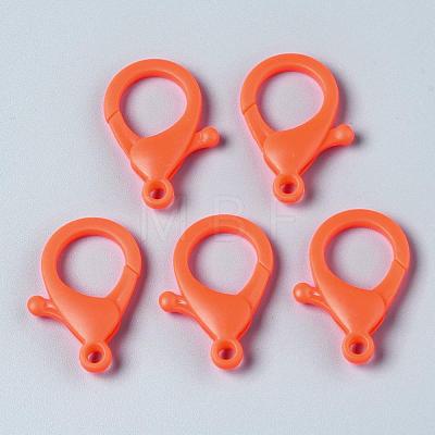 Plastic Lobster Claw Clasps KY-ZX002-01-B-1