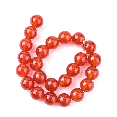 Natural Carnelian Beads Strands G-C076-6mm-2A-1
