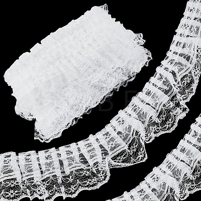 1Pc Organza Flower Lace Ribbon OCOR-NB0002-85A-1