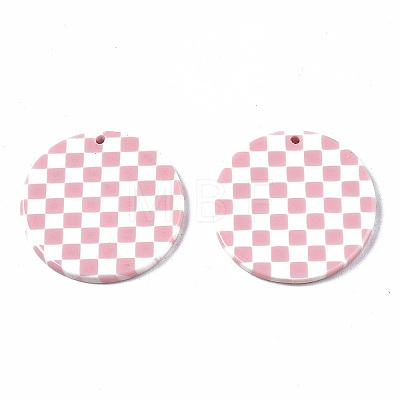 Opaque Cellulose Acetate(Resin) Pendants KY-Q057-002B-A04-1