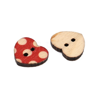 Wooden Buttons BUTT-K005-13x15mm-1