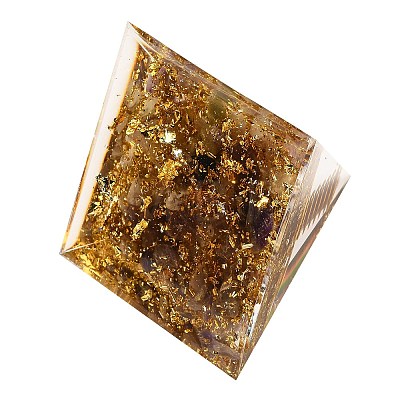 Orgonite Pyramid Resin Energy Generators DJEW-C019-01A-1