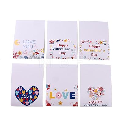 Rectangle Paper Greeting Cards DIY-F096-12-1
