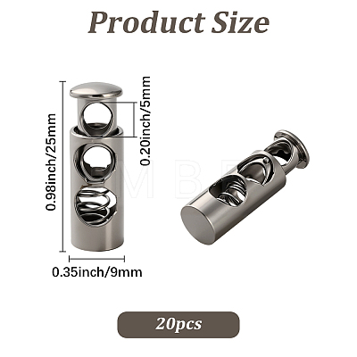 20Pcs Alloy Card Locks FIND-GF0008-48B-P-1