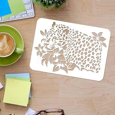 Large Plastic Reusable Drawing Painting Stencils Templates DIY-WH0202-226-1