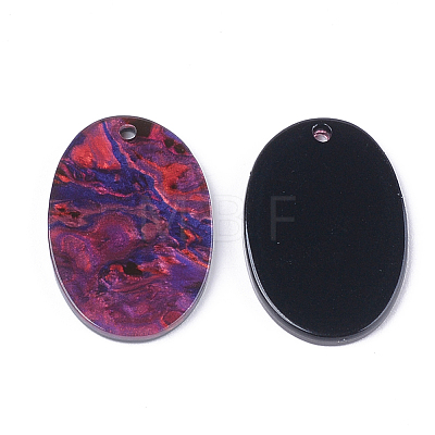 Cellulose Acetate(Resin) Pendants X-KY-S158-12B-1