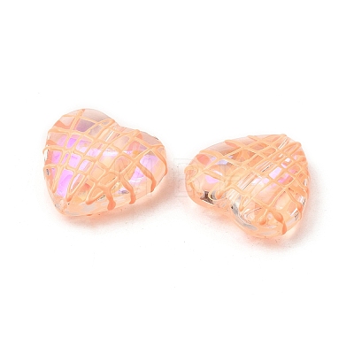 Transparent Glass Enamel Beads X1-GLAA-S388-01F-1