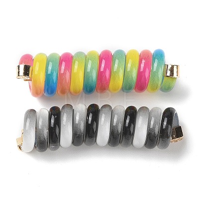 Plastic & Alloy Spiral Hair Tie for Women & Girl MRMJ-M004-02-1