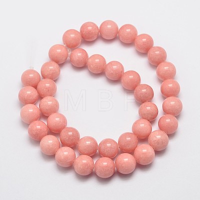 Natural Malaysia Jade Beads Strands G-A146-10mm-B08-1