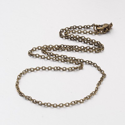 Iron Cable Chain Necklace Making NJEW-JN01385-03-1