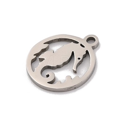 Non-Tarnish 201 Stainless Steel Charms STAS-U016-06P-02-1