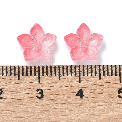 Dyed & Heated Glass Bead Caps GLAA-Z019-02M-1