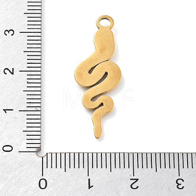 304 Stainless Steel Pendants STAS-I327-03G-01-1