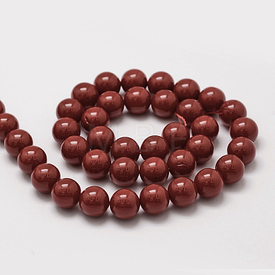 Shell Pearl Beads Strands BSHE-L026-01-10mm-1