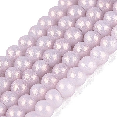 Baking Paint Glass Pearl Beads Strands DGLA-ZX001-05B-03-1