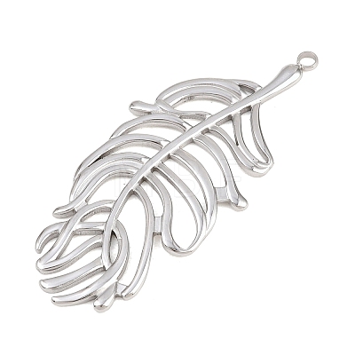 Hollow 304 Stainless Steel Pendants STAS-Z194-03P-01-1