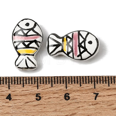 Handmade Porcelain Beads PORC-K012-12B-1