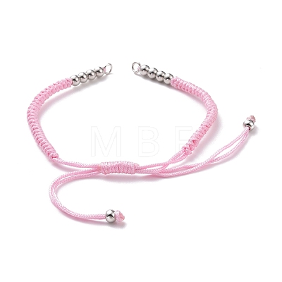 Nylon Cord Braided Bead Bracelets Making BJEW-F360-FP01-1