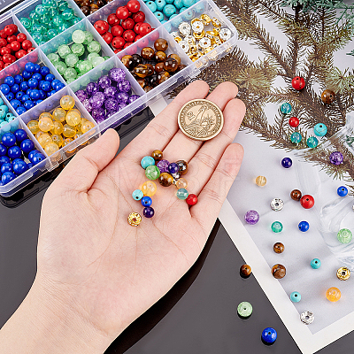 DIY Beads Jewelry Making Finding Kit DIY-AR0003-09-1
