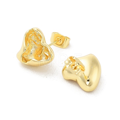 Rack Plating Brass Stud Earring EJEW-C078-02A-G-1