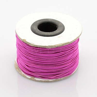 Elastic Round Jewelry Beading Cords Nylon Threads NWIR-L003-B-06-1
