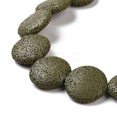 Natural Lava Rock Beads Strands G-L435-11-20-1