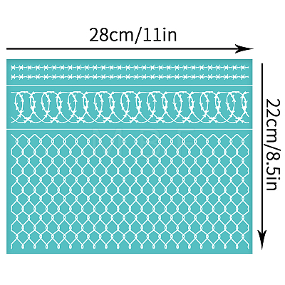 Self-Adhesive Silk Screen Printing Stencil DIY-WH0338-188-1