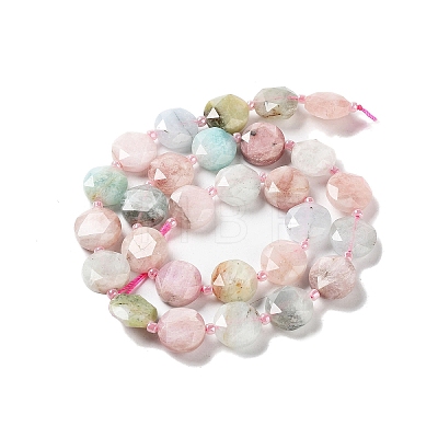 Natural Morganite Beads Strands G-NH0004-019-1