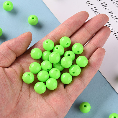 Opaque Acrylic Beads MACR-S370-C12mm-23-1