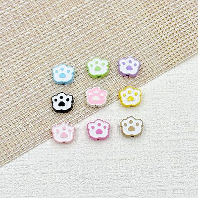 Baking Paint Alloy Enamel Beads FIND-G092-01B-1