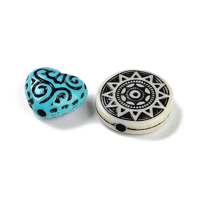 Opaque Acrylic Beads X1-MACR-L005-03B-1