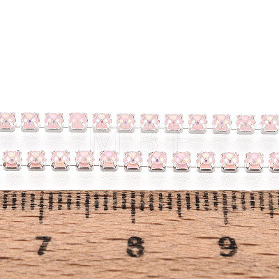 Iron & ABS Imitation Pearl Cup Chains CH-T007-01A-09-1