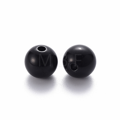 Opaque Acrylic Beads MACR-S370-C10mm-S002-1
