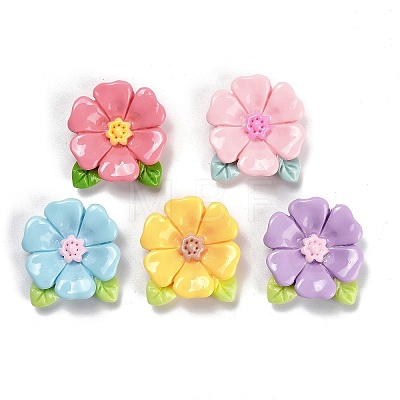 Opaque Resin Cabochons RESI-Z044-01D-1