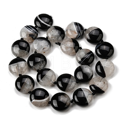 Natural Agate Beads Strands G-F820-Q01-01-1