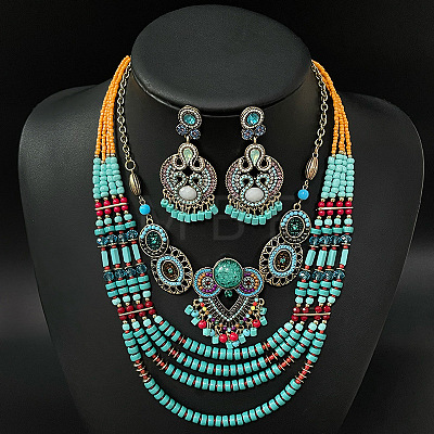 Turquoise Jewelry Sets FS-WG1F001-01-1