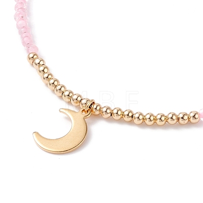 Star & Moon Pendant Necklaces Set for Teen Girl Women NJEW-JN03738-05-1