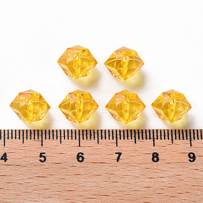 Transparent Acrylic Beads X-TACR-S154-15B-81-1