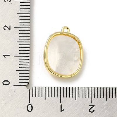 Brass Micro Pave Cubic Zirconia Pendants KK-D095-02A-G-1