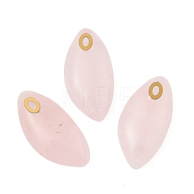 Natural Rose Quartz Pendants STAS-P380-80G-02-1