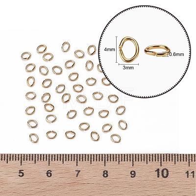 Brass Jump Rings KK-YW0001-26G-1