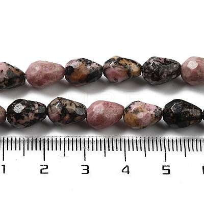 Natural Rhodonite Beads Strands G-P520-B25-01-1
