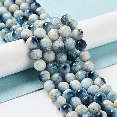 Natural Blue Ice Glacierite Stone Beads Strands G-G078-A01-02-1