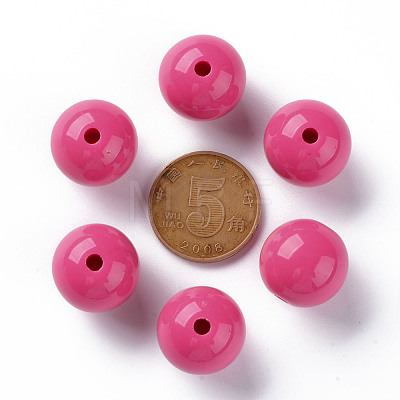 Opaque Acrylic Beads X-MACR-S370-C16mm-A13-1