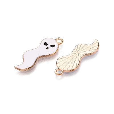 Halloween Theme Alloy Enamel Pendants PALLOY-N176-41A-RS-1