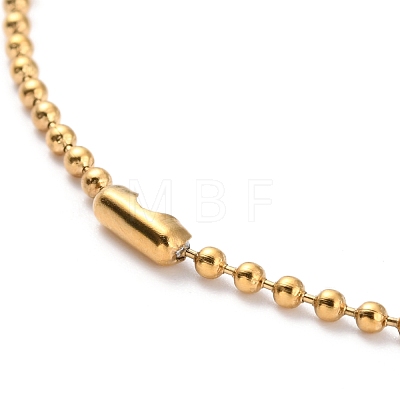 304 Stainless Steel Ball Chain Necklaces NJEW-I245-04A-G-1