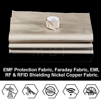 Olycraft 2 Style EMF Protection Fabric DIY-OC0004-25-1