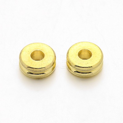 Brass Spacer Beads X-KK-E640-01-6mm-M-1