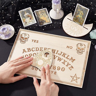 Wooden Witch Craft Sets DJEW-WH0063-29A-1