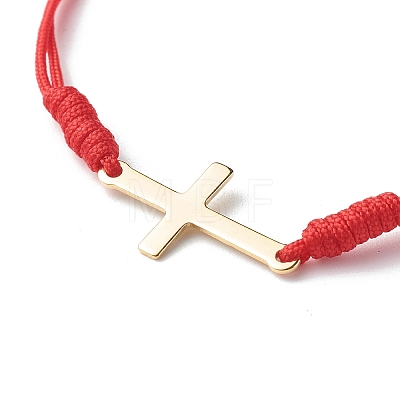 Adjustable Nylon Thread Cord Bracelets BJEW-JB06533-01-1